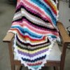 Handmade Colorful Crochet Blanket
